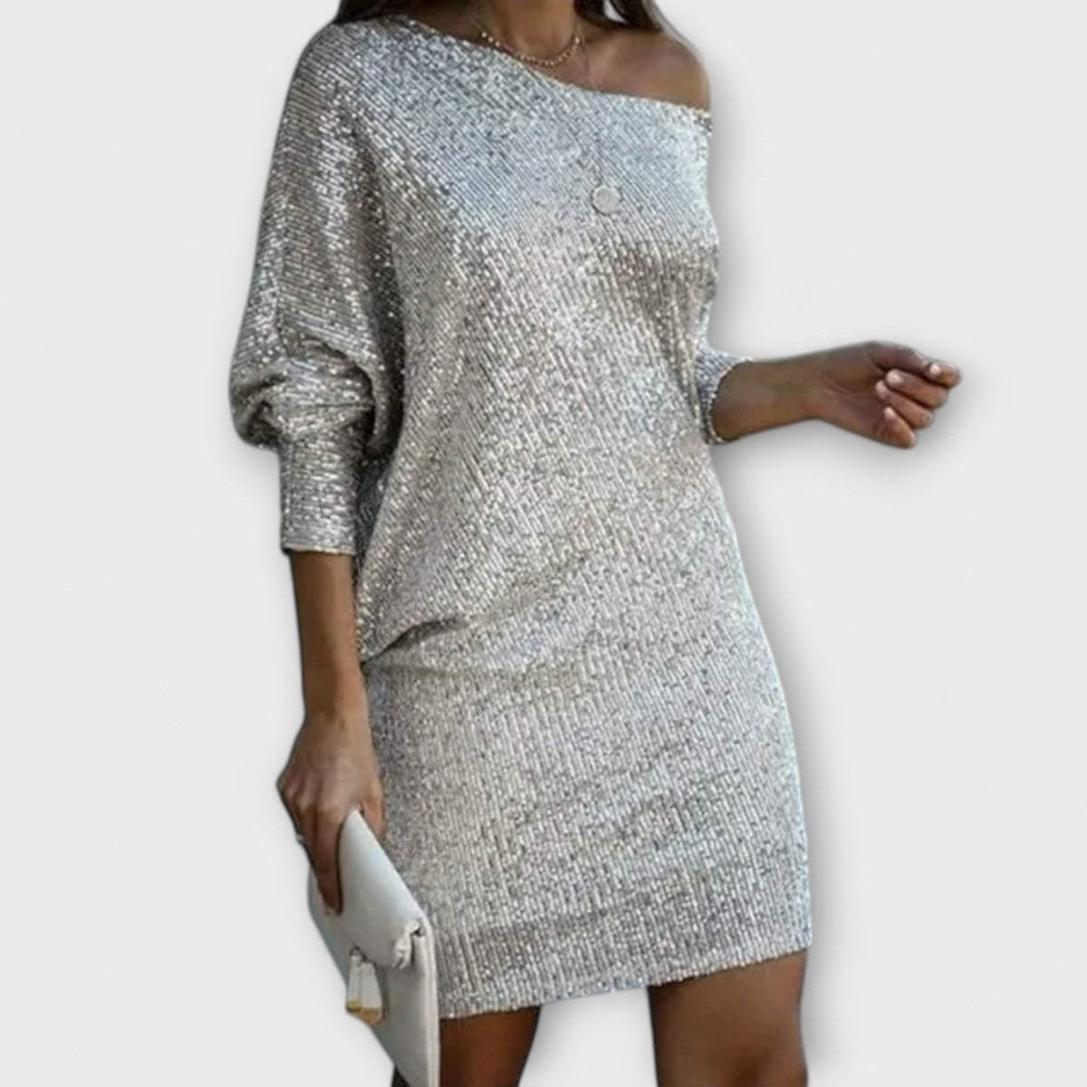 Gouden Partykleed met Pailletten
