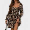 Betoverende jurk met luipaardprint