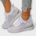 Gisela - Sprankelende Sneakers met Strass