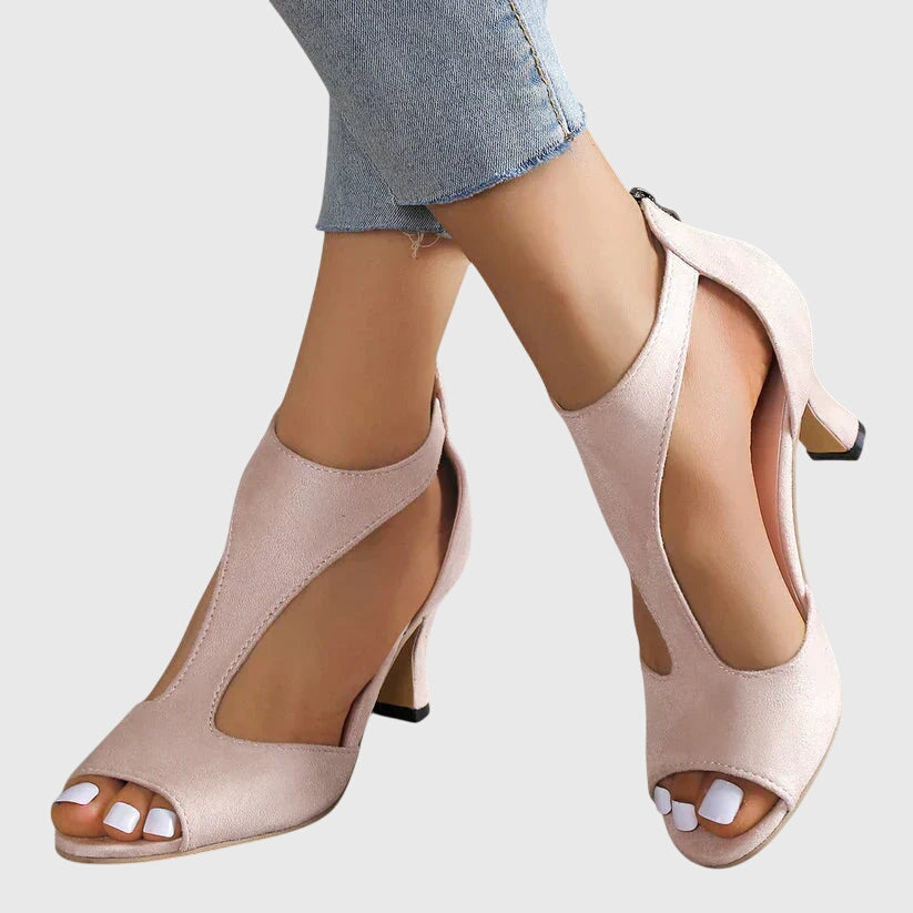 Verena – Elegante Peeptoe-Sandalen