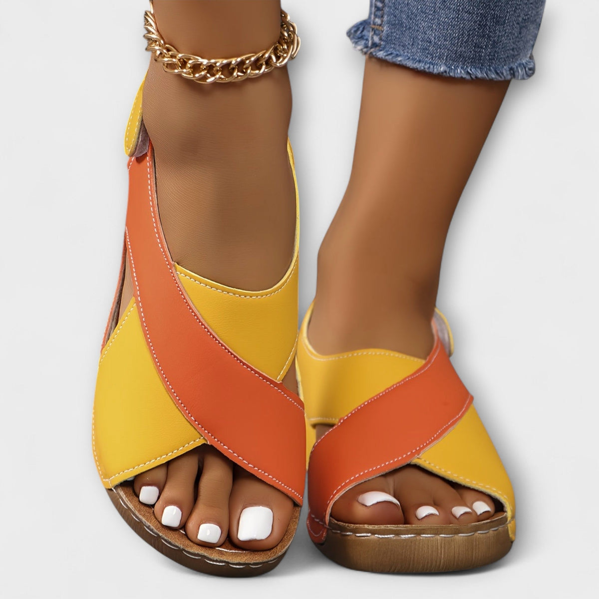 Adelgund - Ademend Wandelsandalen