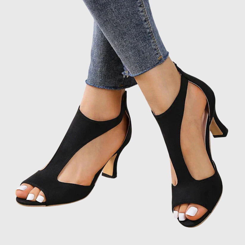 Verena – Elegante Peeptoe-Sandalen