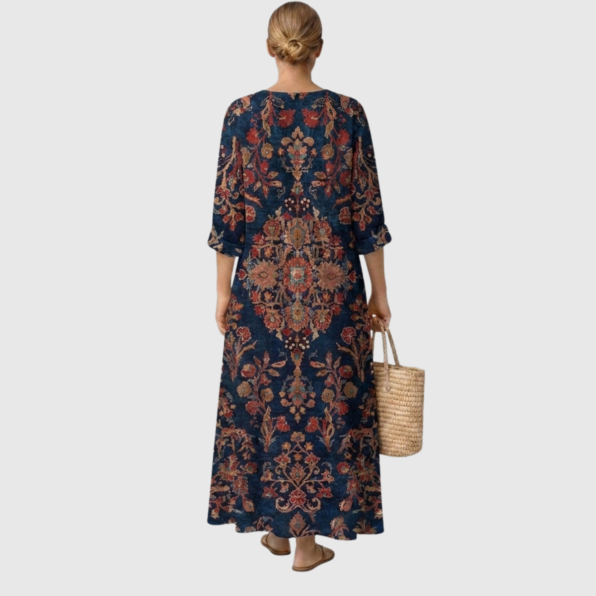 Alessia™ | Bloemenjurk Natuurlijke Elegantie