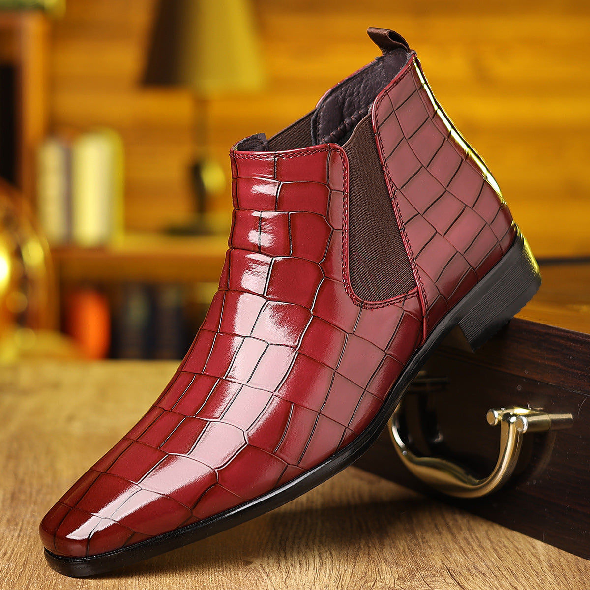 Troy Leather Boots