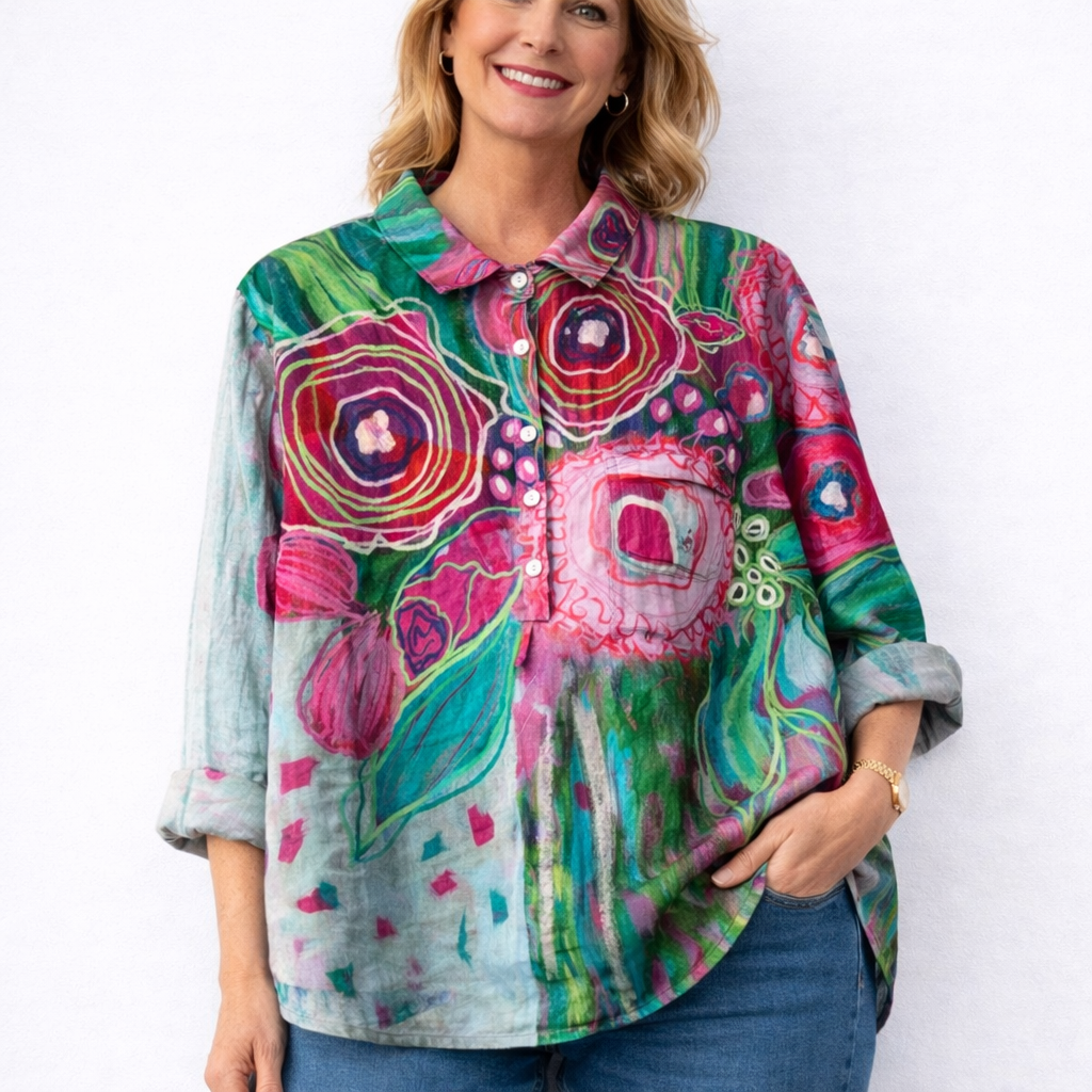 Ella | Moderne linnen shirt