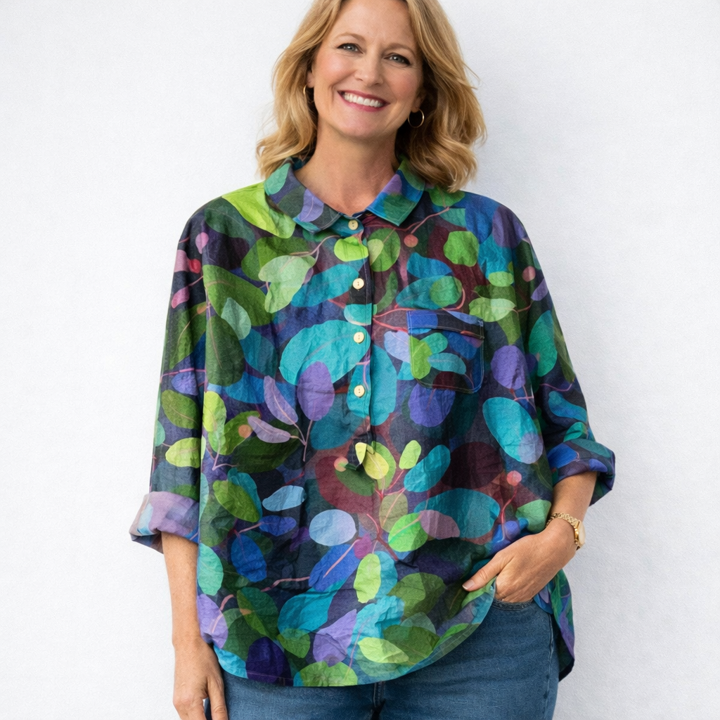 Grace | Moderne linnen blouse