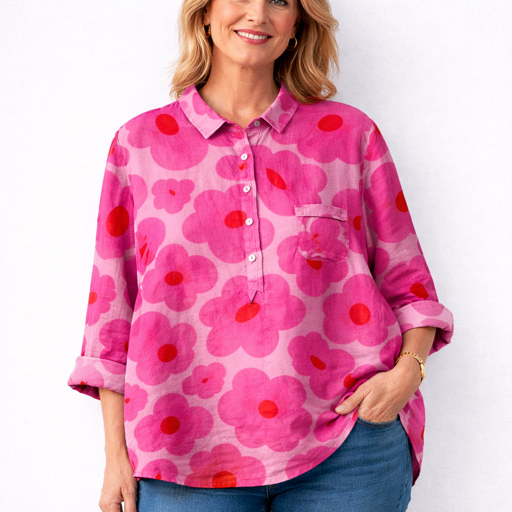 Mia | Moderne linnen shirt