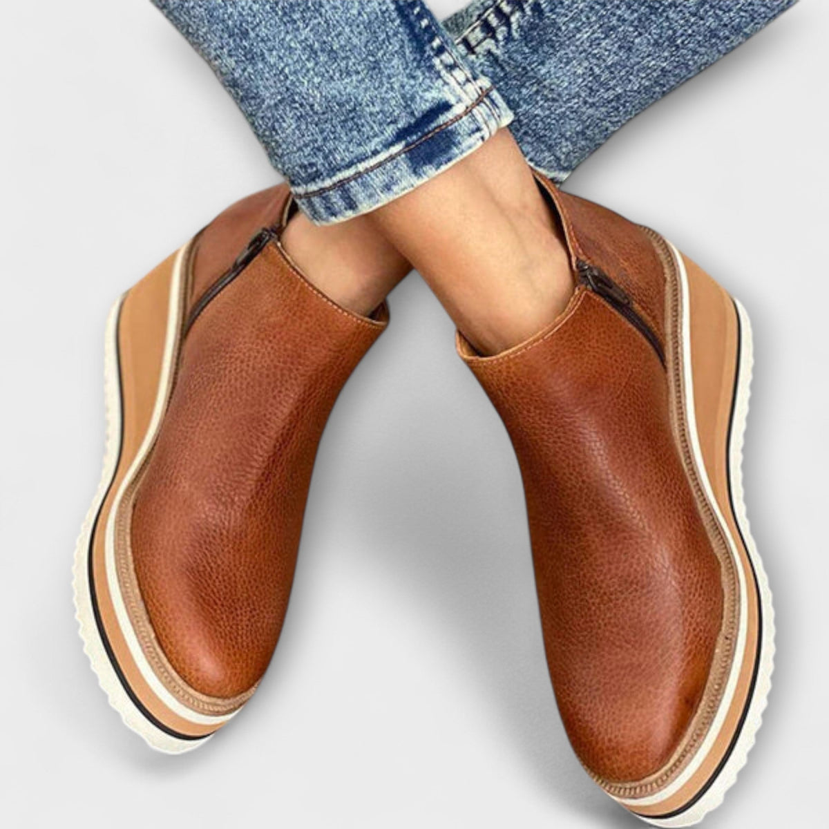Brunhilde - Luxe Gouden Chelsea Boots
