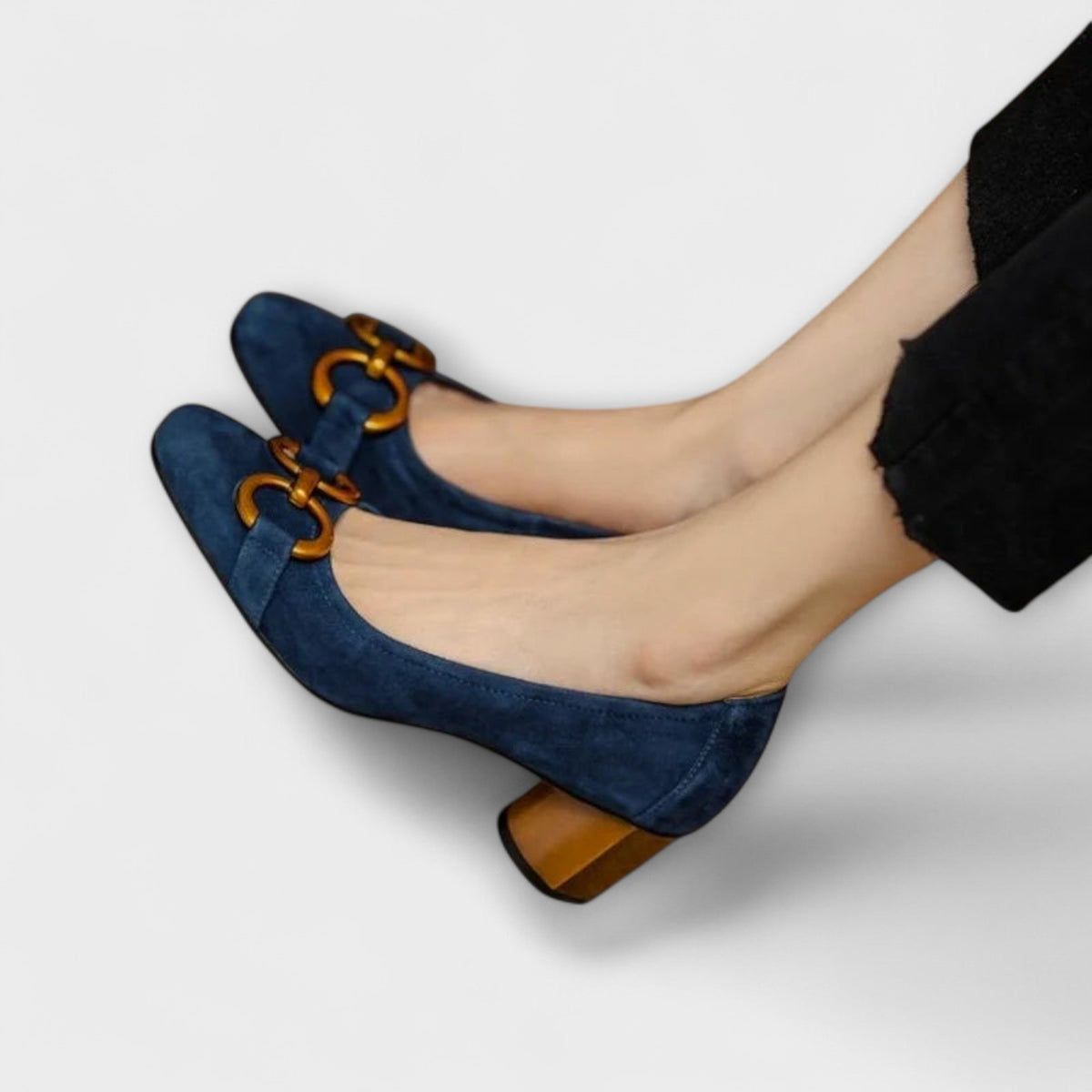 Mathilde - Pumps met Gouden Gesp