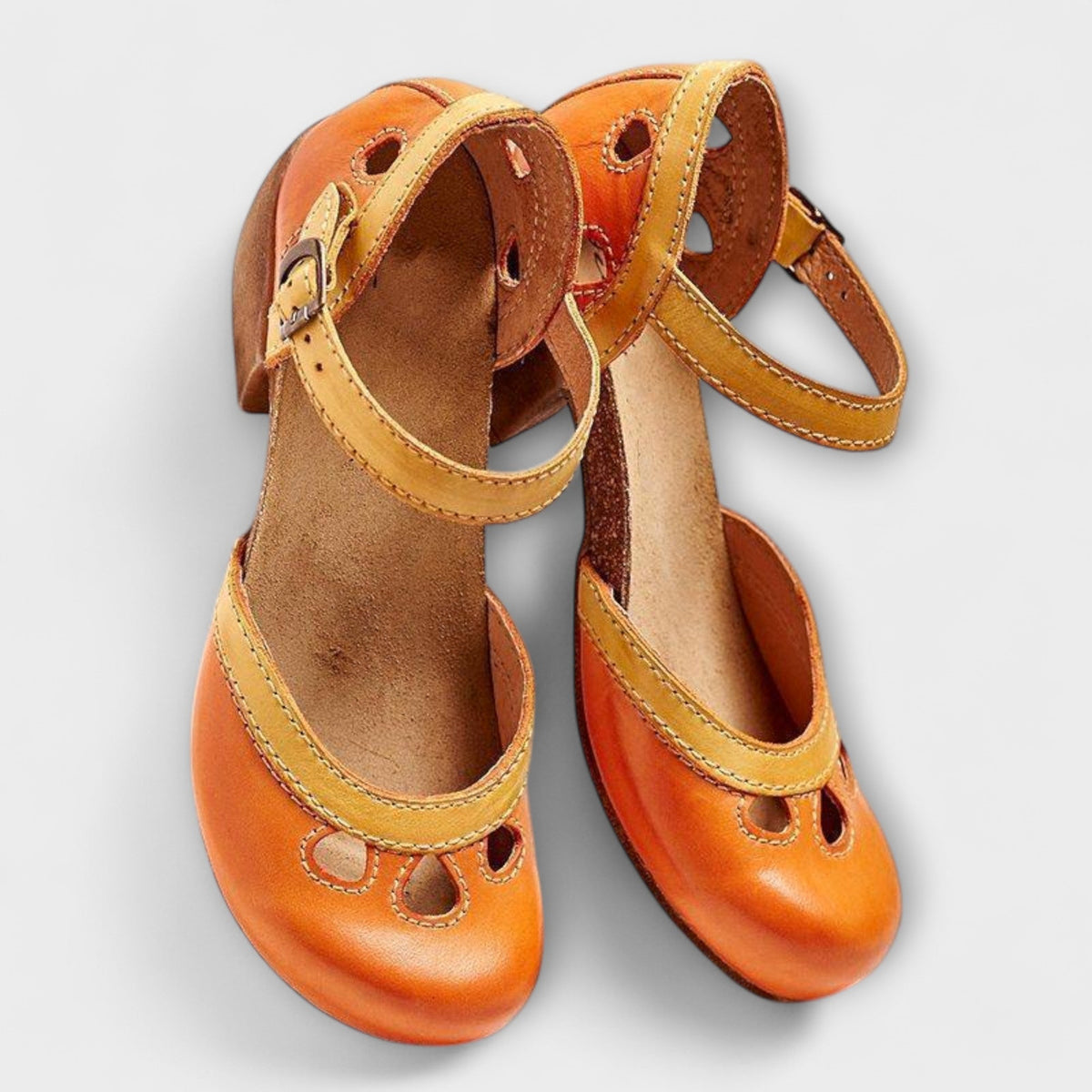 Adelinde - Sandalen met Rits in Blauw