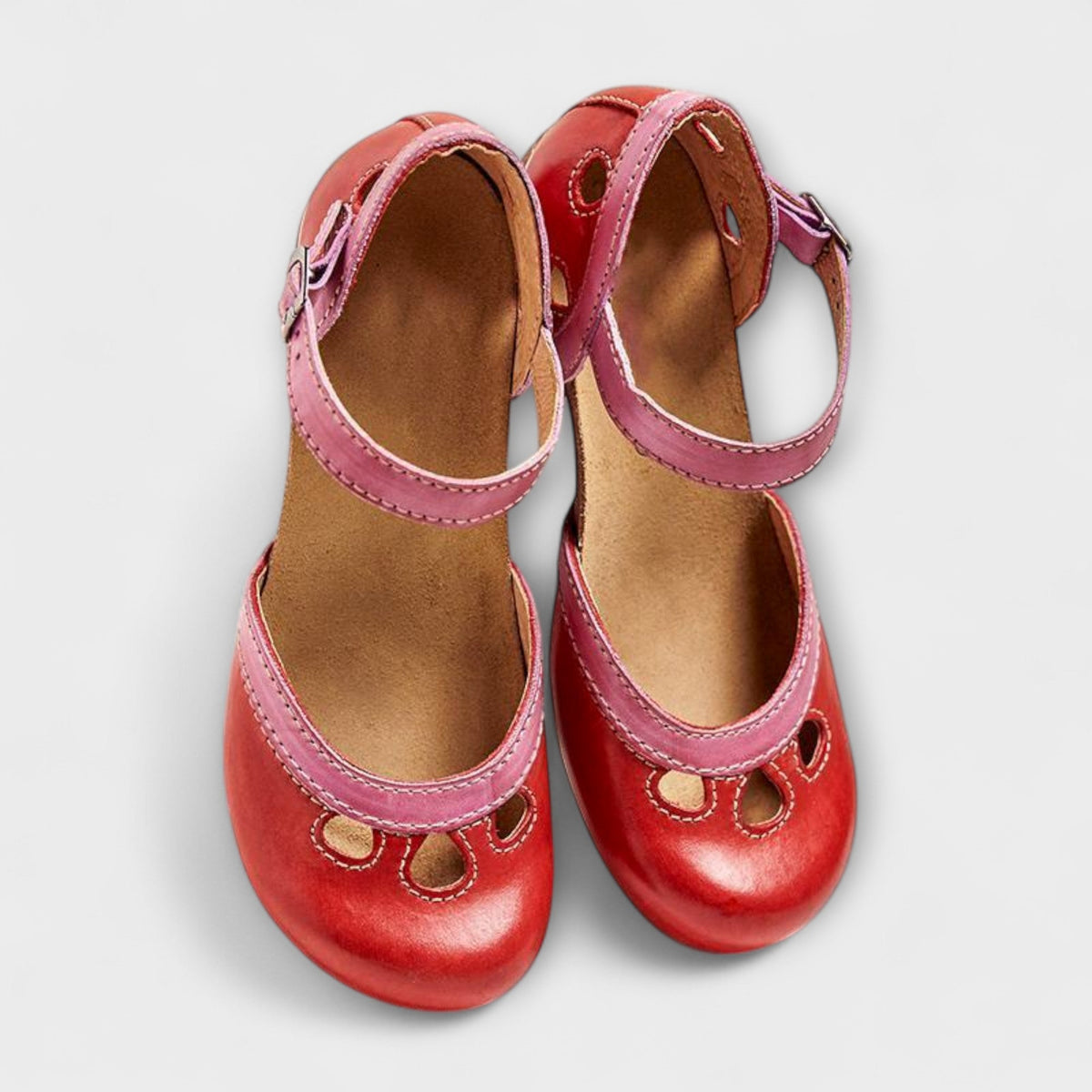 Adelinde - Sandalen met Rits in Blauw