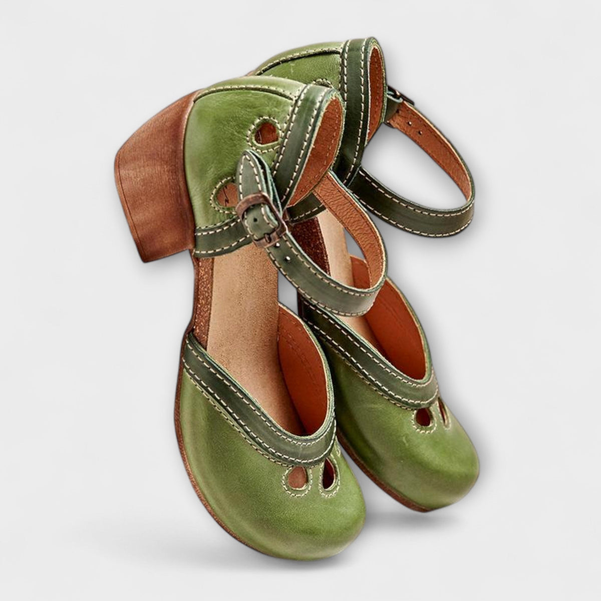 Adelinde - Sandalen met Rits in Blauw