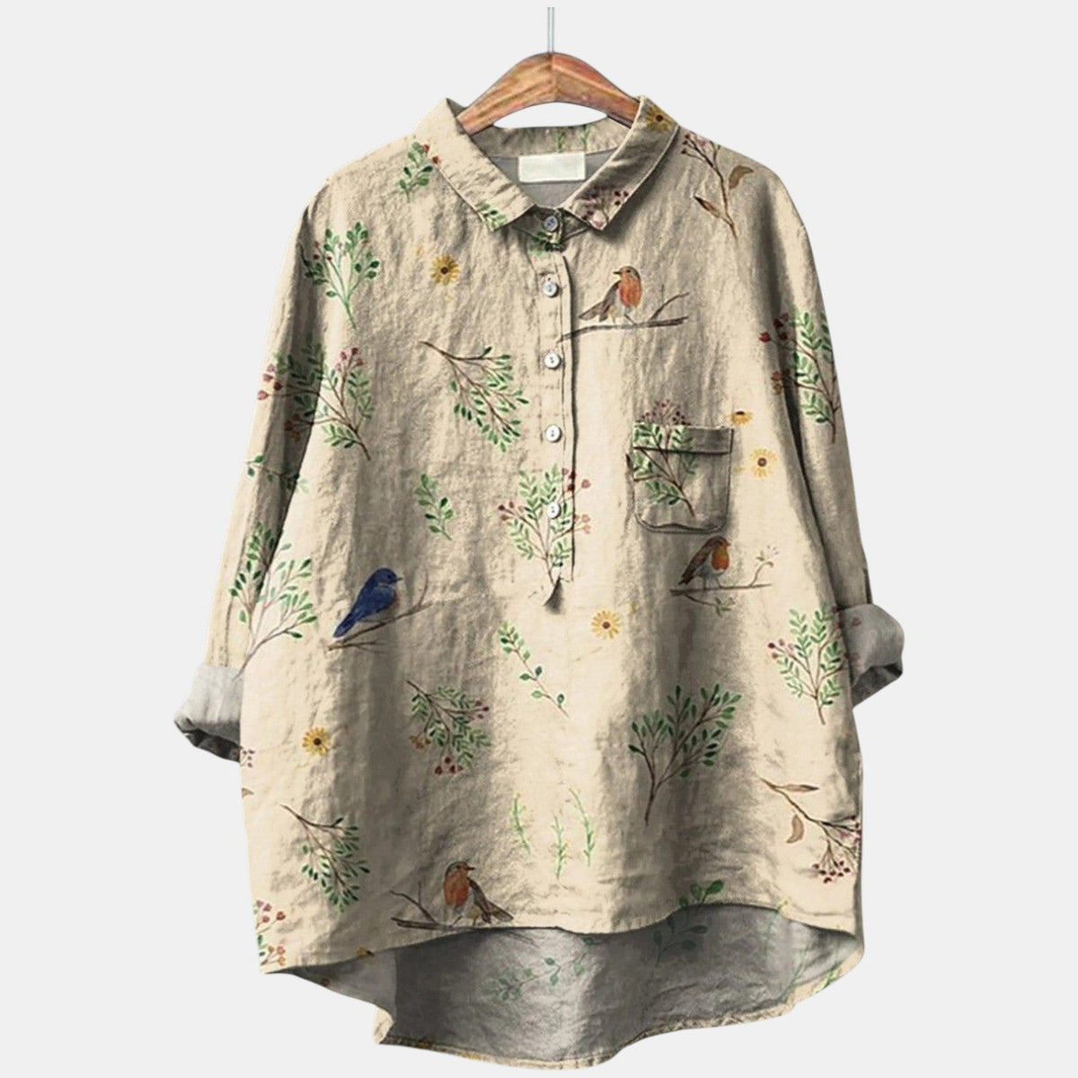 Alice | Moderne linnen blouse