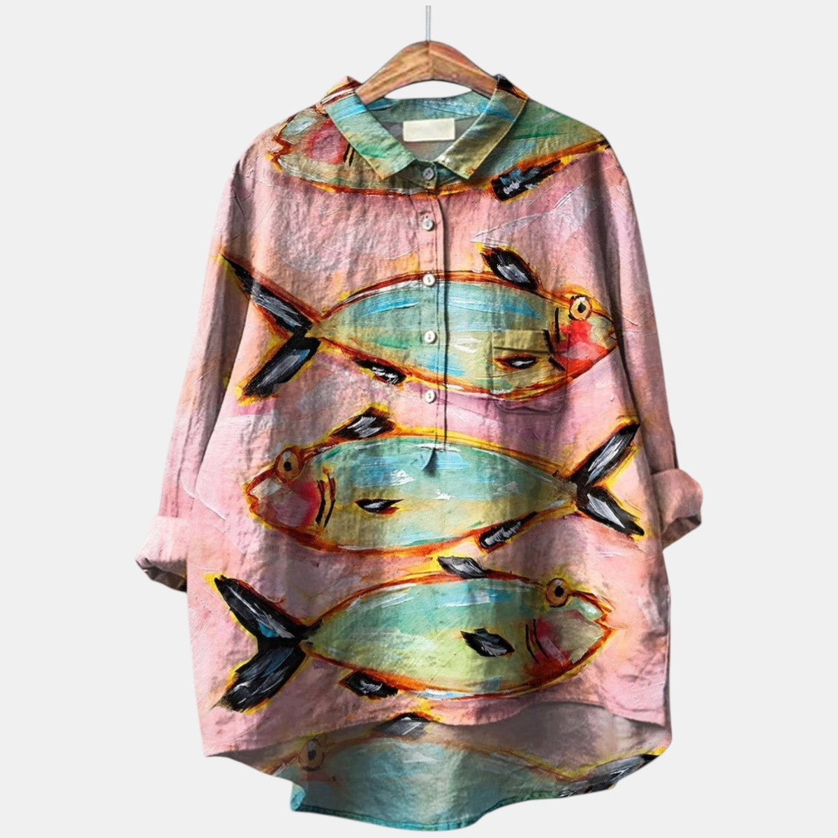 Eliza | Moderne linnen blouse