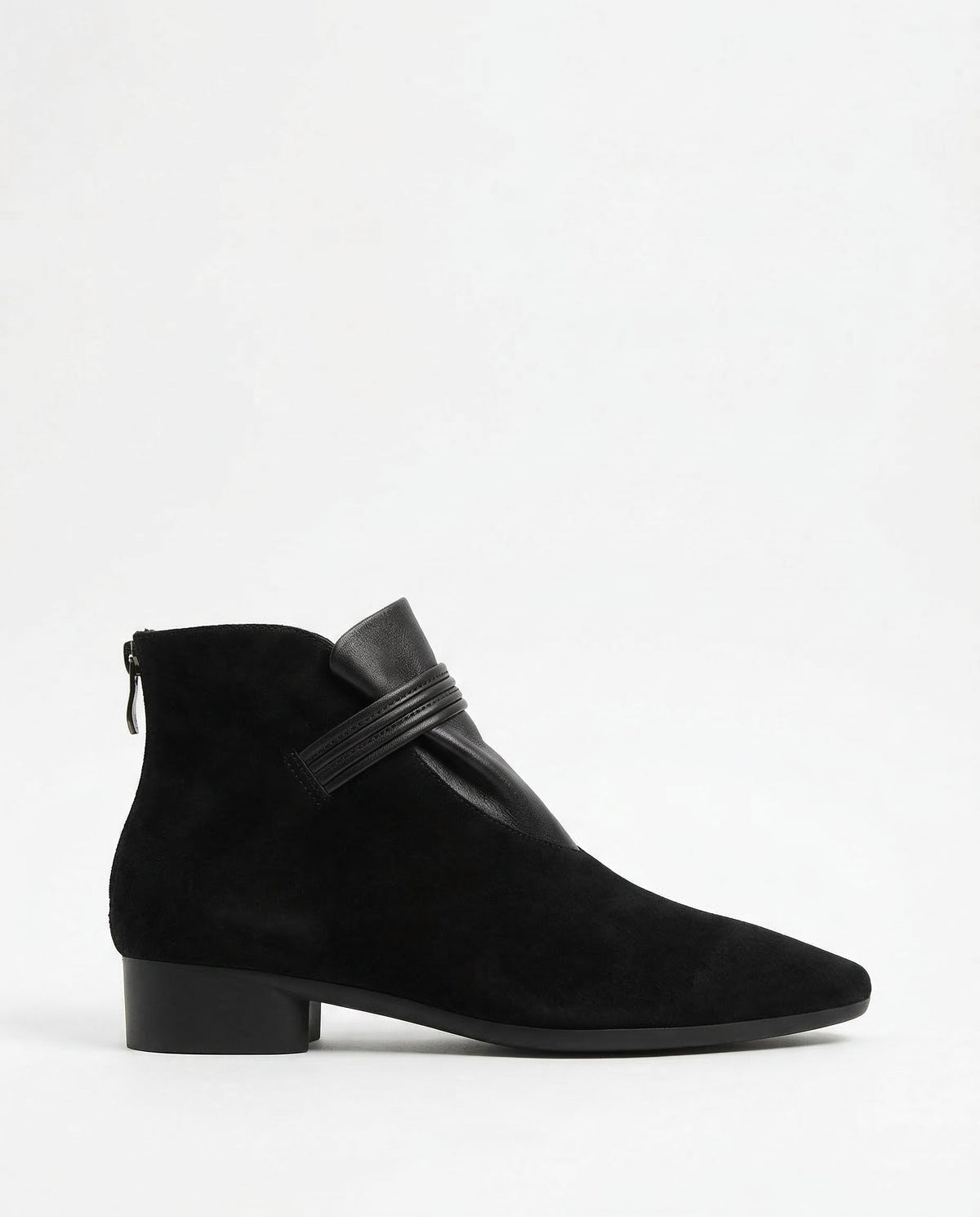Vivienne Suede Boots with Italian Crest