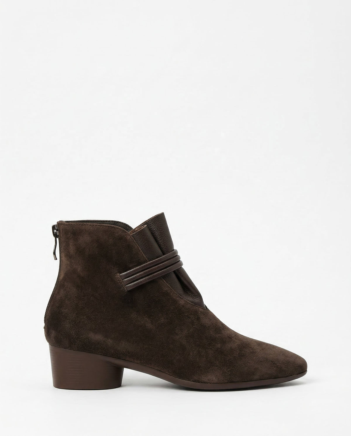 Vivienne Suede Boots with Italian Crest