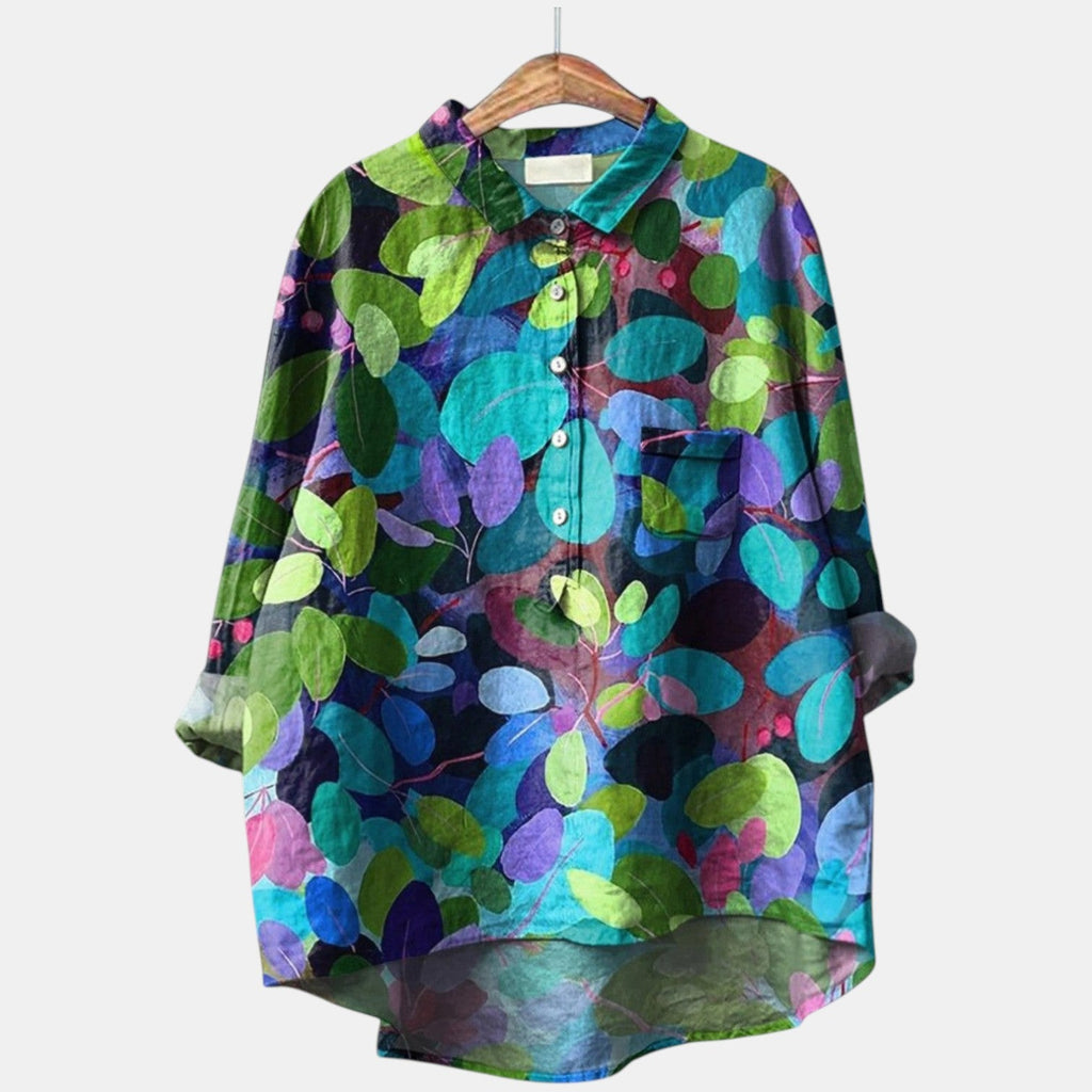 Grace | Moderne linnen blouse