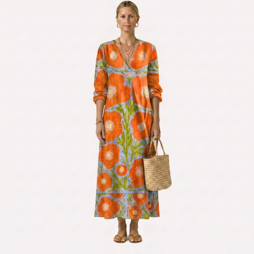 Claire™ | Betoverende Bloemenjurk