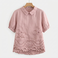 Adèle | Geborduurde Blouse