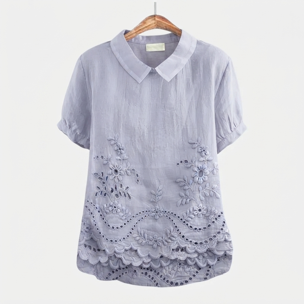 Adèle | Geborduurde Blouse