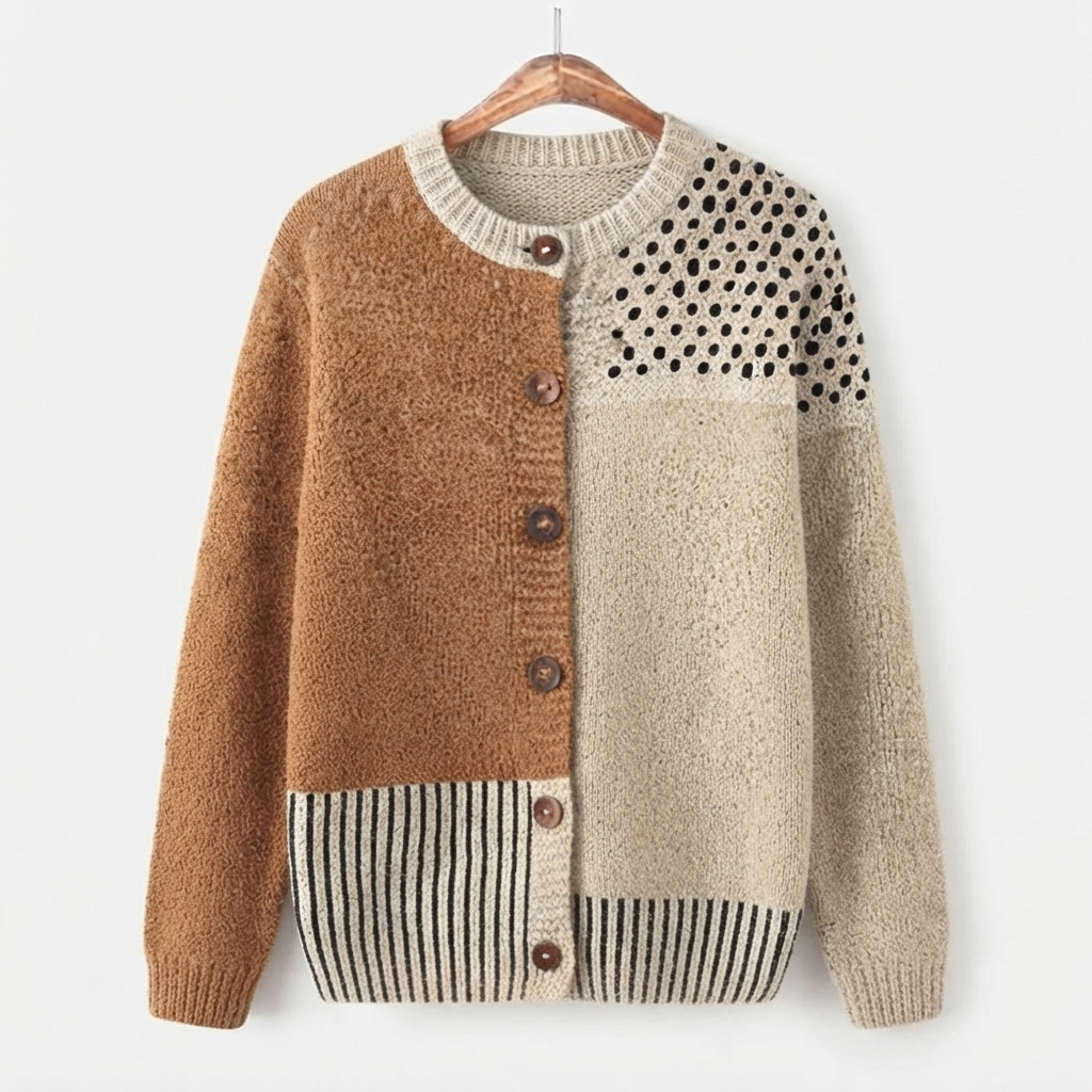 Elara™ | Vintage Dames Cardigan