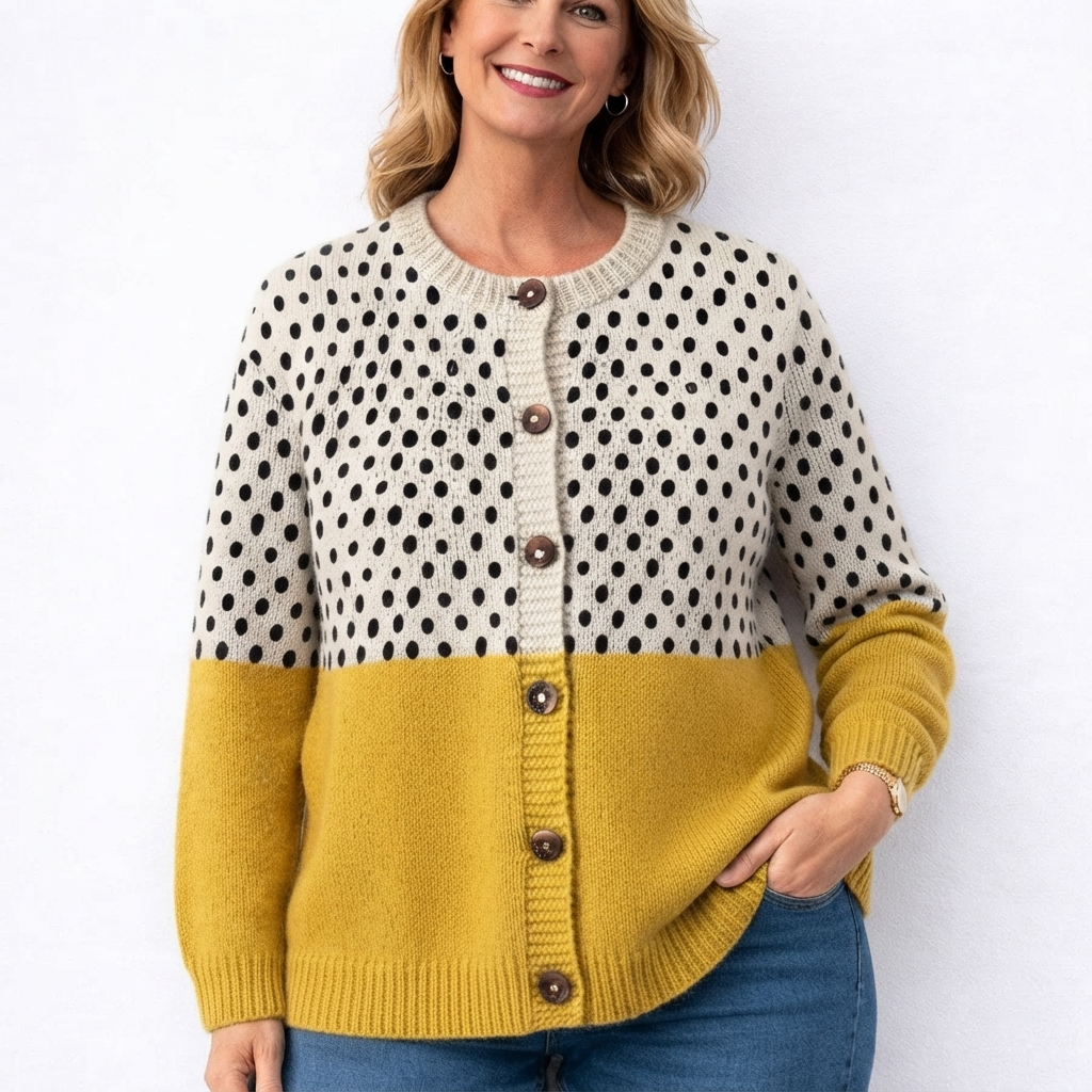 Evalora™ | Dames Vintage Gebreide Cardigan