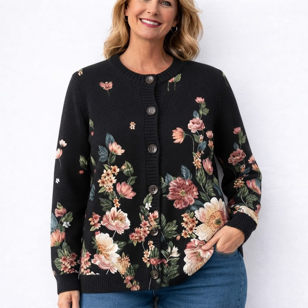 Merivelle™ | Vintage Gebreide Cardigan voor Dames