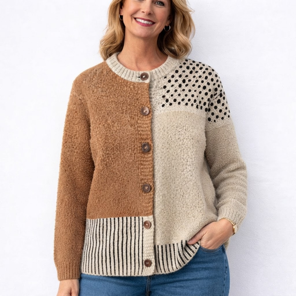 Elara™ | Vintage Dames Cardigan