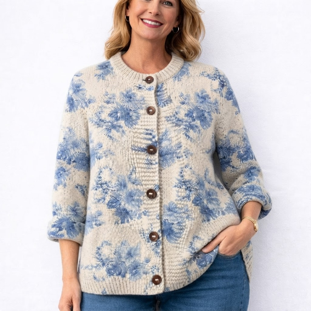 Alviera™ | Dames Vintage Gebreide Cardigan