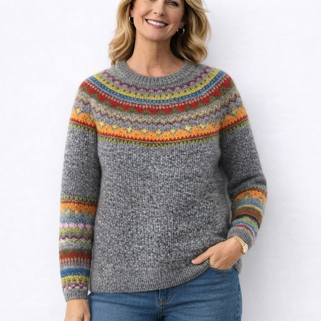 Charlotte™ – Tijdloze Nordic Sweater