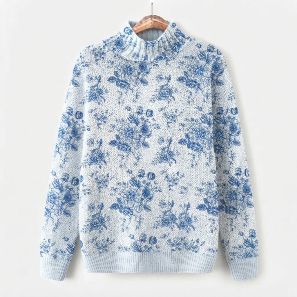 Liora™ - Bloom Turtleneck Sweater