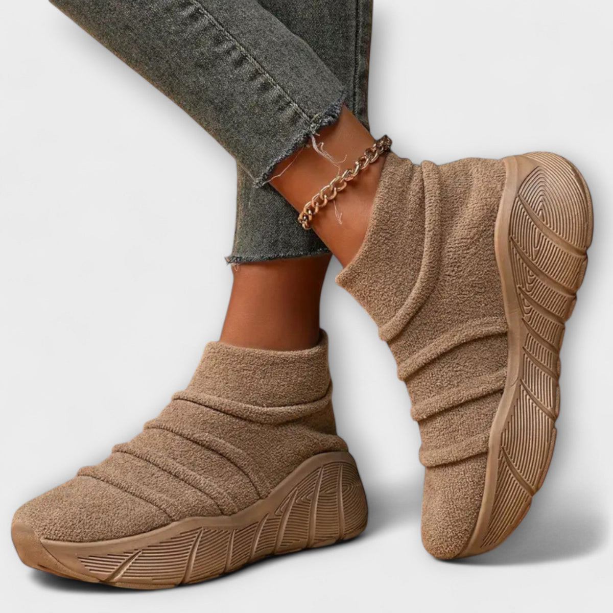 Berta - Comfortabele Sok-Sneaker