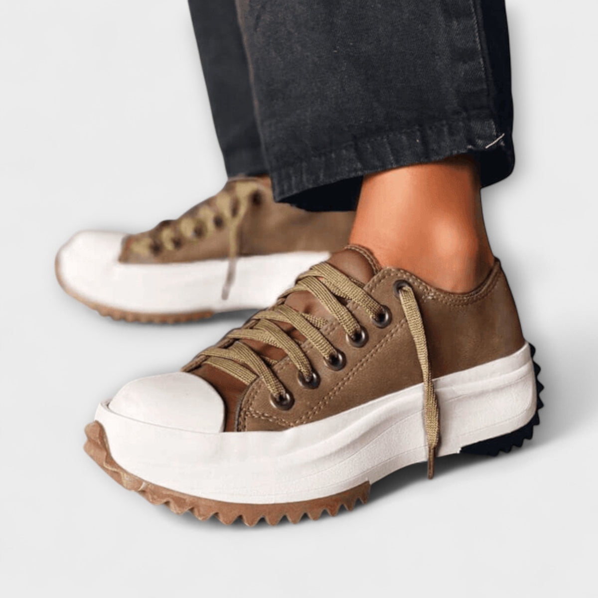 Trautlinde - Trendy Plateau-veterlaarzen