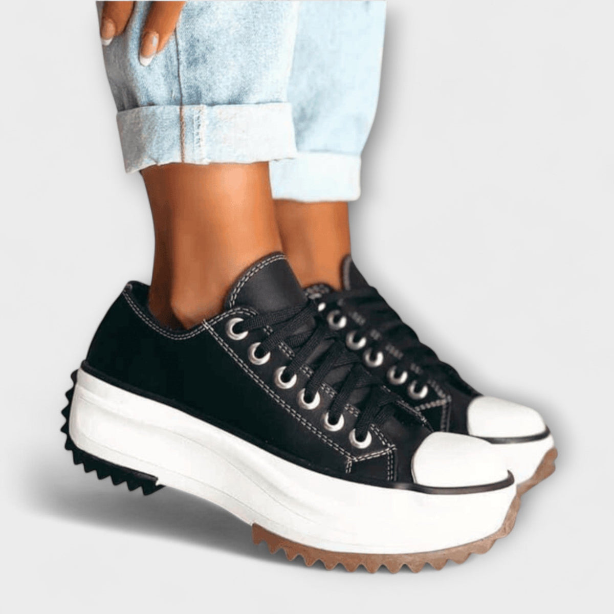 Trautlinde - Trendy Plateau-veterlaarzen