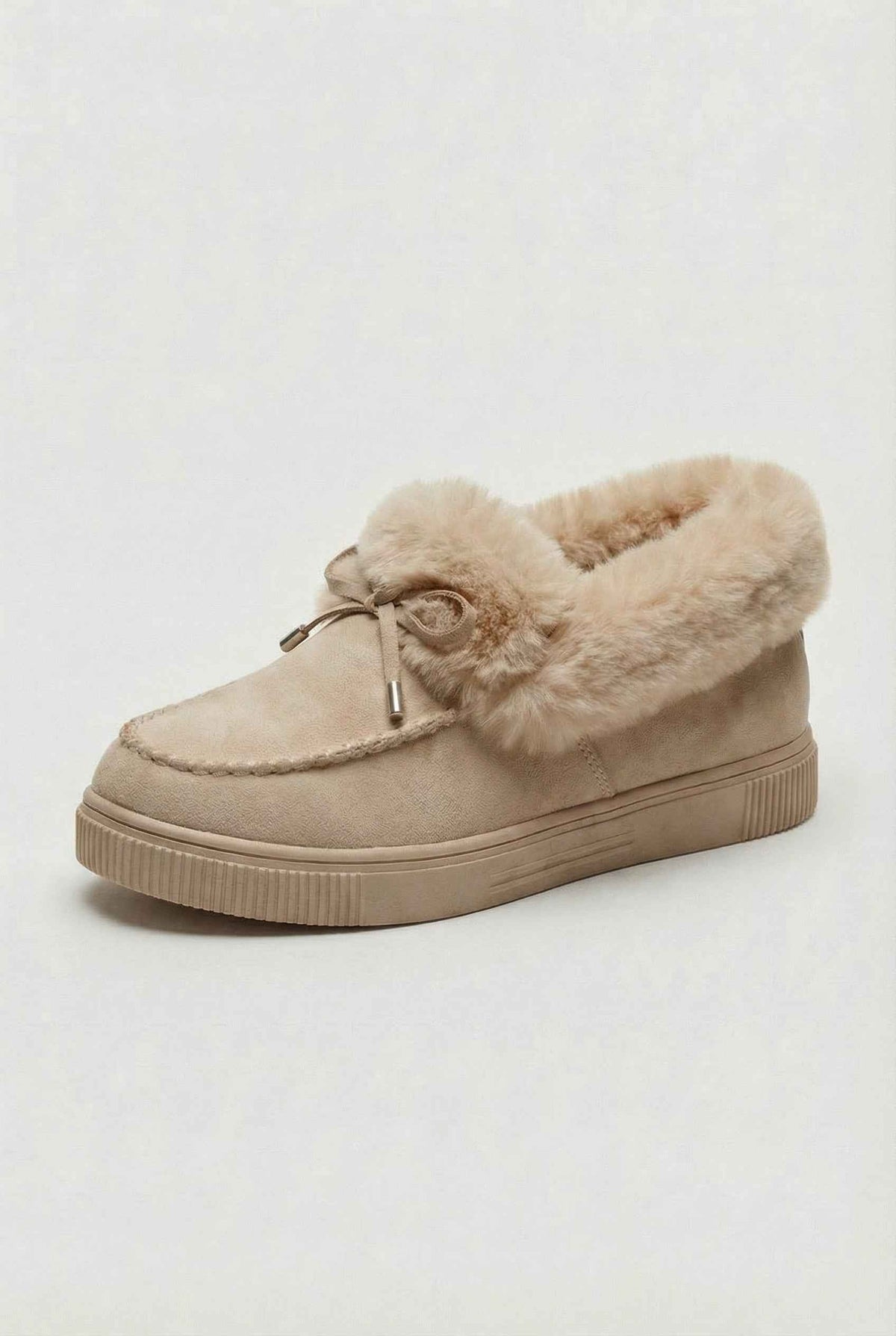 Victoria | Elegante Beige Winterlaarzen met Robuuste Zool en Comfortabele Voering - Lumina