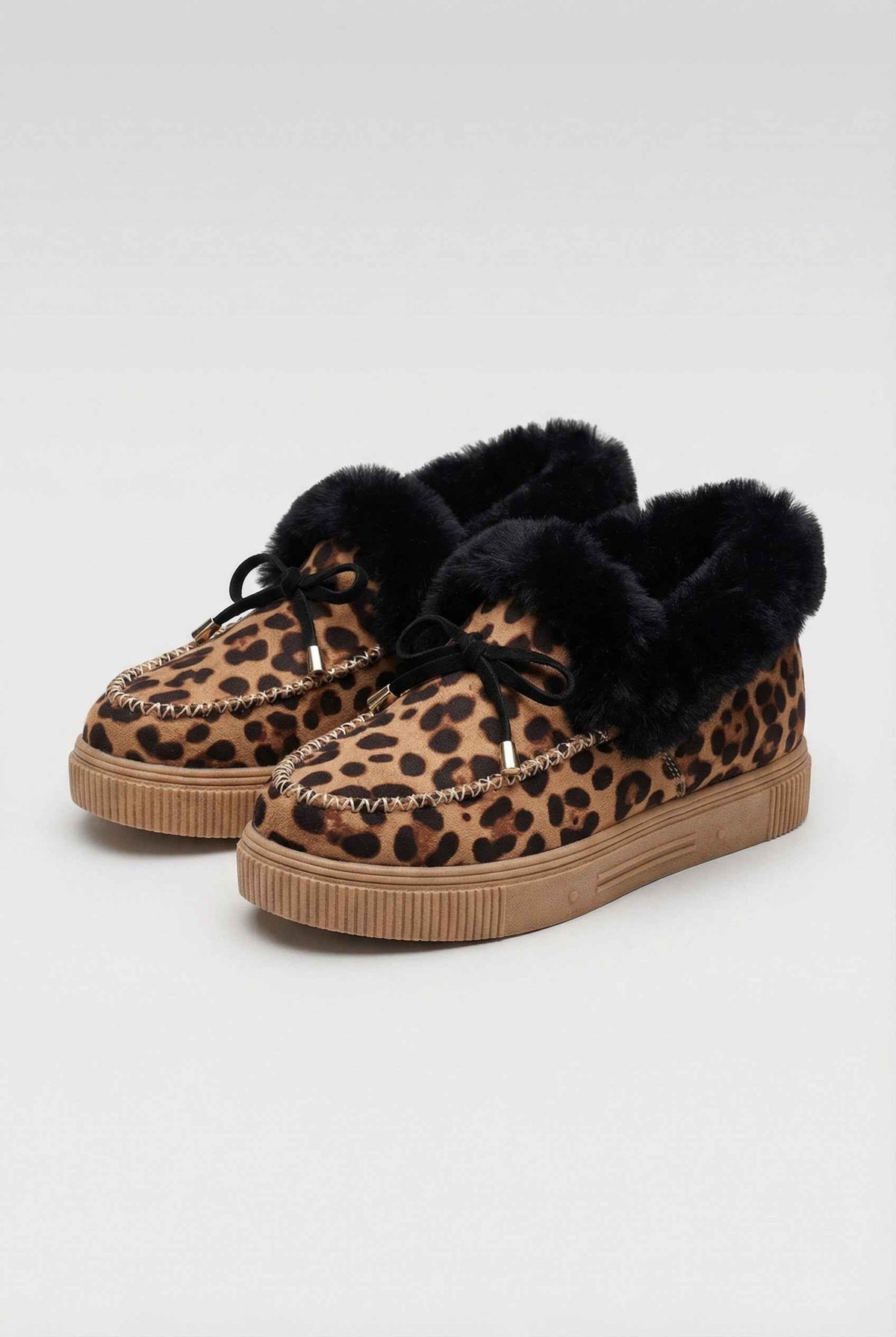 Victoria | Stijlvolle Leopardenprint Enkellaarsjes met Comfortabele Voering - Lumina