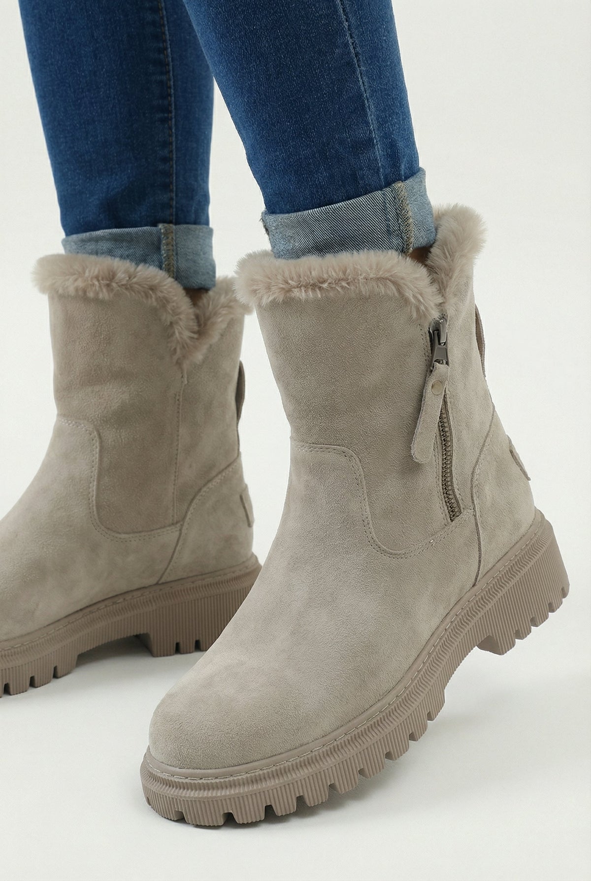Victoria | Elegante Abrikozen Waterdichte Laarzen met Een Comfortabele Fit - Lumina