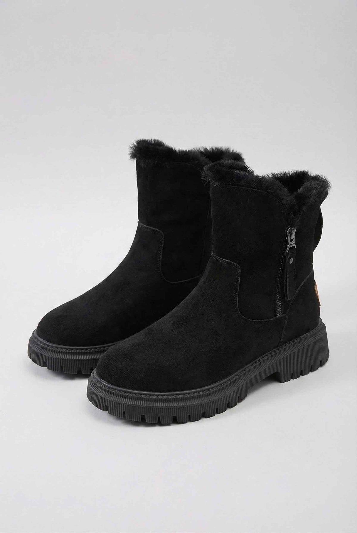 Victoria | Elegante Zwarte Waterdichte Winterlaarzen voor Dames - Lumina